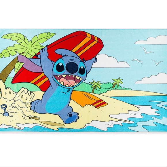 Disney’s Stitch beach towel